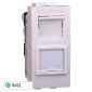 Immagine 1 - ETTROIT SPACE CONNETTORE RJ45 CAT6 - Mod. LB2356 - Compatibile con BTicino LIVING LIGHT / INTERNATIONAL