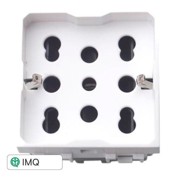 MULTISTANDARD 2P+T 220V SCHUKO+BIPASSO - modello LB3503 MULTISTANDARD 2P+T 220V SCHUKO+BIPASSO - modello LB3503