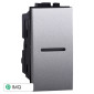 Immagine 1 - ETTROIT SPACE INTERRUTTORE 1P ASSIALE - Mod. LG0501 - Compatibile con BTicino LIVING LIGHT / INTERNATIONAL