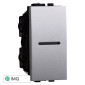 Immagine 1 - ETTROIT SPACE PULSANTE 1P ASSIALE - Mod. LG0601 - Compatibile con BTicino LIVING LIGHT / INTERNATIONAL