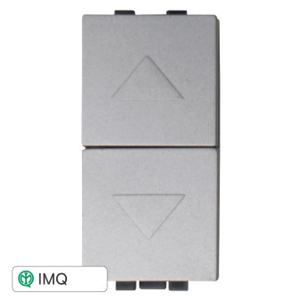 PULSANTE DOPPIO INTERBLOCCO SALISCENDI - modello LG1204