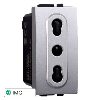 PRESA BIPASSO 2+T 16A - modello LG2001