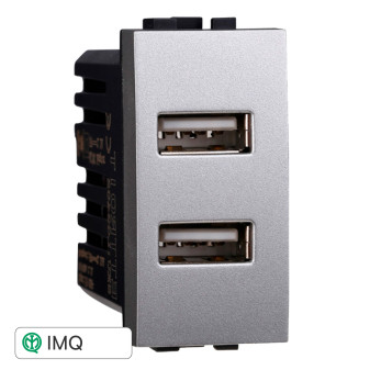 PRESA USB 2POSTI 2.1AMH - modello LG2402