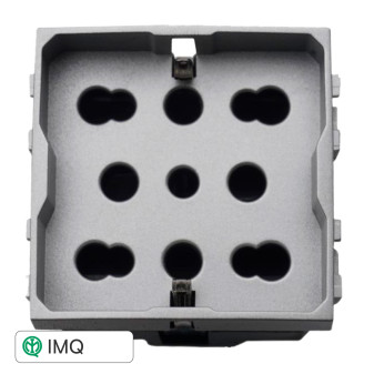 MULTISTANDARD 2P+T 220V SCHUKO+BIPASSO - modello LG3503