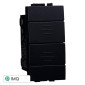 Immagine 1 - ETTROIT SPACE PULSANTE DOPPIO 1P+1P 16A - Mod. LN1202 - Compatibile con BTicino LIVING LIGHT / INTERNATIONAL