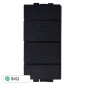 Immagine 1 - ETTROIT SPACE PULSANTE DOPPIO INTERBLOCCO SALISCENDI - Mod. LN1204 - Compatibile con BTicino LIVING LIGHT / INTERNATIONAL