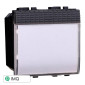 Immagine 1 - ETTROIT SPACE PULSANTE 2P PORTANOME - Mod. LN1901 - Compatibile con BTicino LIVING LIGHT / INTERNATIONAL