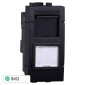 ETTROIT SPACE CONNETTORE RJ45 CAT5 - Mod. LN2355 - Compatibile con BTicino LIVING LIGHT / INTERNATIONAL