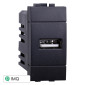 Immagine 1 - ETTROIT SPACE PRESA USB 2.1AMH - Mod. LN2401 - Compatibile con BTicino LIVING LIGHT / INTERNATIONAL