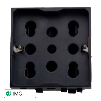 MULTISTANDARD 2P+T 220V SCHUKO+BIPASSO - modello LN3503