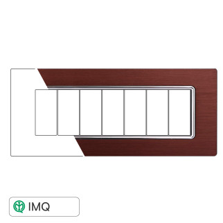 PLACCA ALLUMINIO 7P BRONZO - modello LN86710