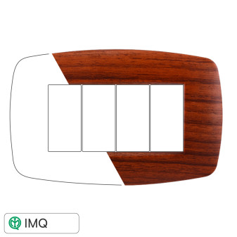 PLACCA SLIM 4P RAdica - modello LN87403