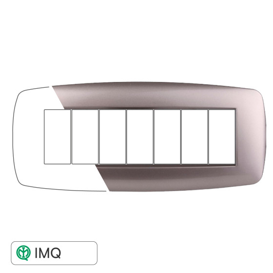 PLACCA SLIM 7P TITANIO - modello LN87708 PLACCA SLIM 7P TITANIO - modello LN87708