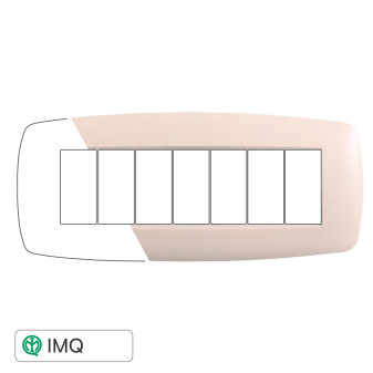 PLACCA SLIM 7P SABBIA - modello LN87709