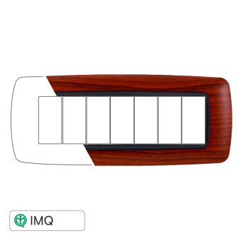 PLACCA PLASTICA 7P BOMBATA RADICA - modello LN88703