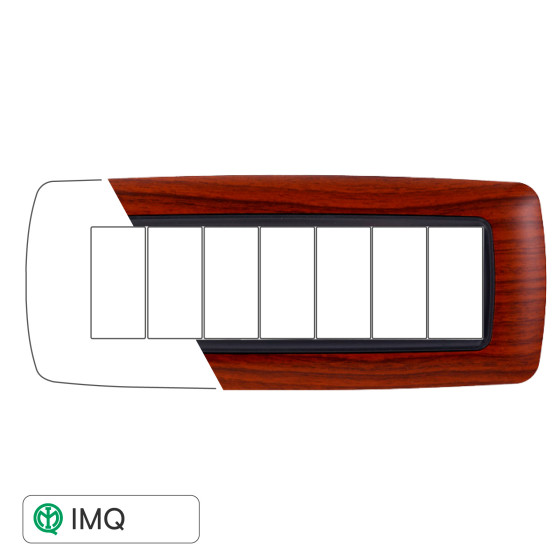 PLACCA PLASTICA 7P BOMBATA RADICA - modello LN88703 PLACCA PLASTICA 7P BOMBATA RADICA - modello LN88703