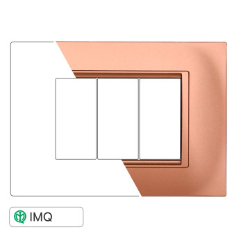 PLACCA QUADRATA  3P ORO - modello LN89311