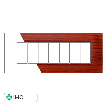PLACCA QUADRATA 7P RADICA - modello LN89703