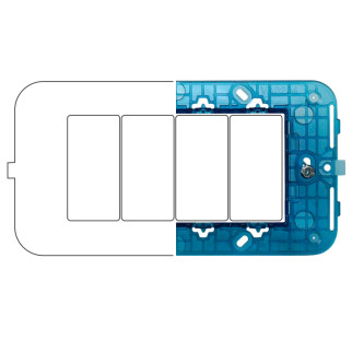 SUPPORTO 4POSTI - modello VA0204