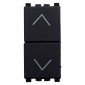 Immagine 1 - ETTROIT VENUS PULSANTE DOPPIO INTERBLOCCO SALISCENDI - Mod. VA1204 - Compatibile con Vimar ARKÉ