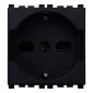 ETTROIT VENUS PRESA SCHUKO 2P+T 16A - Mod. VA2102 - Compatibile con Vimar ARKÉ
