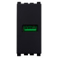 ETTROIT VENUS PRESA USB 1POSTI 2.1AMH - Mod. VA2401 - Compatibile con Vimar ARKÉ