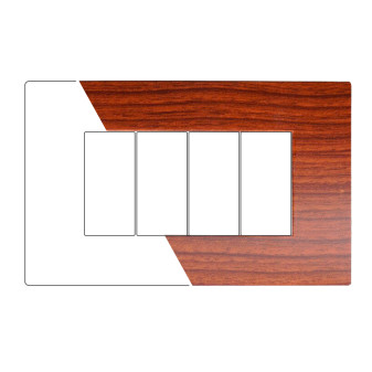 PLACCA PLASTICA 4P RADICA - modello VA83403