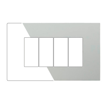 PLACCA PLASTICA 4P SABBIA - modello VA83409