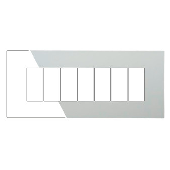 PLACCA PLASTICA 7P SABBIA - modello VA83709