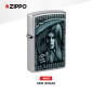 Immagine 2 - Zippo Accendino a Benzina Ricaricabile e Antivento con Fantasia Grim Woman - mod. 46151