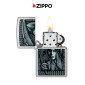 Immagine 5 - Zippo Accendino a Benzina Ricaricabile e Antivento con Fantasia Grim Woman - mod. 46151
