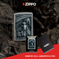 Immagine 6 - Zippo Accendino a Benzina Ricaricabile e Antivento con Fantasia Grim Woman - mod. 46151