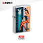 Immagine 2 - Zippo Accendino a Benzina Ricaricabile e Antivento con Fantasia Playboy - mod. 48374