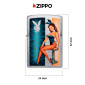 Immagine 4 - Zippo Accendino a Benzina Ricaricabile e Antivento con Fantasia Playboy - mod. 48374