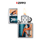 Immagine 5 - Zippo Accendino a Benzina Ricaricabile e Antivento con Fantasia Playboy - mod. 48374