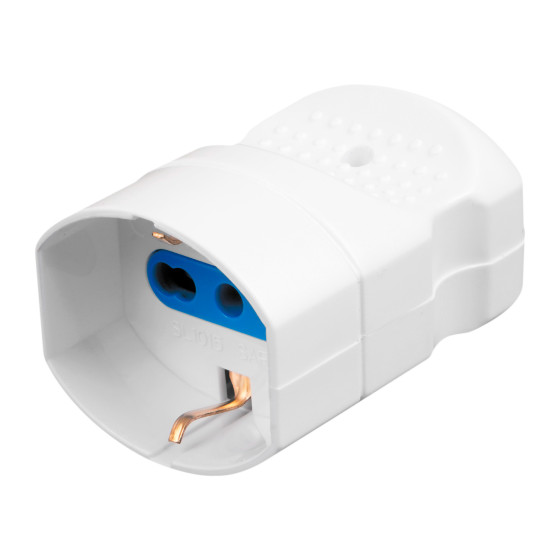 CFG Presa Bipasso Schuko + 10/16A 2P+T Colore Bianco CFG Presa Bipasso Schuko + 10/16A 2P+T Colore Bianco