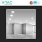 Immagine 8 - V-Tac Pro VT-61024 Mini Pannello LED Rotondo 24W SMD Chip Samsung da Incasso con Driver - 78671 / 78681 / 78691