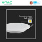 Immagine 10 - V-Tac Pro VT-61024 Mini Pannello LED Rotondo 24W SMD Chip Samsung da Incasso con Driver - 78671 / 78681 / 78691