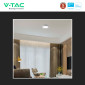 Immagine 8 - V-Tac Pro VT-60024 Mini Pannello LED Rotondo 24W SMD Chip Samsung a Superficie con Driver - SKU 78791 / 78801 / 78811