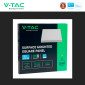 Immagine 11 - V-Tac Pro VT-60024 Mini Pannello LED Quadrato 24W SMD Chip Samsung a Superficie con Driver - SKU 105141 / 230231 / 105161