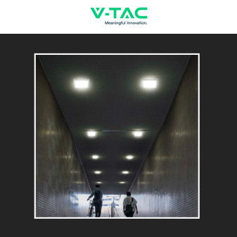 VT-60012 Mini Pannello LED Quadrato 12W SMD a Superficie V-Tac