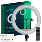 Immagine 1 - V-Tac VT-45055 Lampada ad Anello Ring Light LED Rotonda 55W SMD CCT Changing Color 3in1 Dimmerabile - SKU 23047