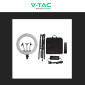 Immagine 9 - V-Tac VT-45055 Lampada ad Anello Ring Light LED Rotonda 55W SMD CCT Changing Color 3in1 Dimmerabile - SKU 23047
