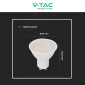 Immagine 8 - V-Tac VT-271 Lampadina LED GU10 10W Faretto PAR16 SMD - SKU 218781 / 218791 / 218801