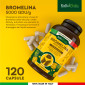 Immagine 2 - RadiciVitalia Bromelina Drenante Forte 500mg Integratore Anticellulite Detox 5000 GDU/g Made in Italy - Barattolo da 120 Capsule