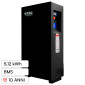 Immagine 1 - V-Tac Batteria BMS LiFePO4 51,2V 100Ah 5,12kWh Garanzia 10 Anni per Inverter Impianto Fotovoltaico Colore Nero - SKU 12281