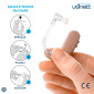Immagine 4 - Udinett Spray Detergente per Pulizia Apparecchi Acustici Auricolari Cuffie Bluetooth con Spazzola Integrata - Flacone da 100ml