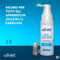 Immagine 6 - Udinett Spray Detergente per Pulizia Apparecchi Acustici Auricolari Cuffie Bluetooth con Spazzola Integrata - Flacone da 100ml
