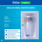 Immagine 2 - CliniCaps AngleAct Testine Spazzolino Elettrico Setole Angolate Compatibili Oral-B Doppia Protezione - Confezione da 4 Testine