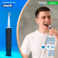 Immagine 3 - CliniCaps AngleAct Testine Spazzolino Elettrico Setole Angolate Compatibili Oral-B Doppia Protezione - Confezione da 4 Testine